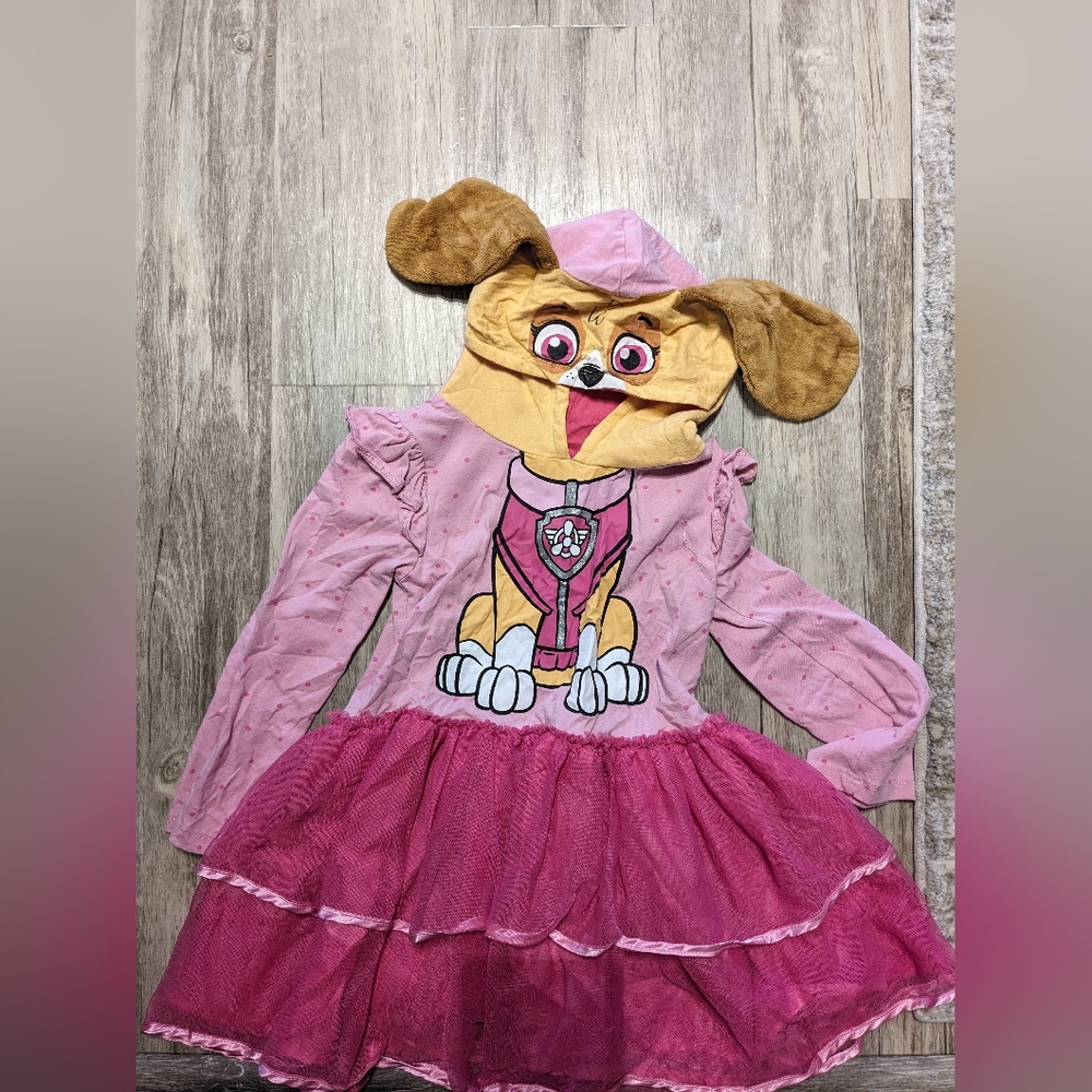 Nickelodeon's paw patrol Skye dress with hood